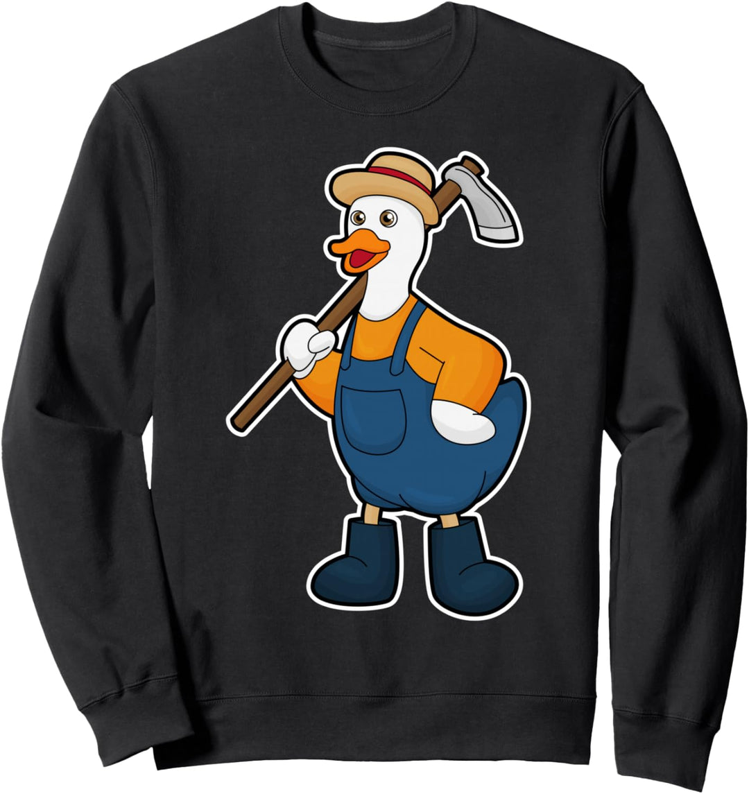Ente Landwirt Hacke Sweatshirt