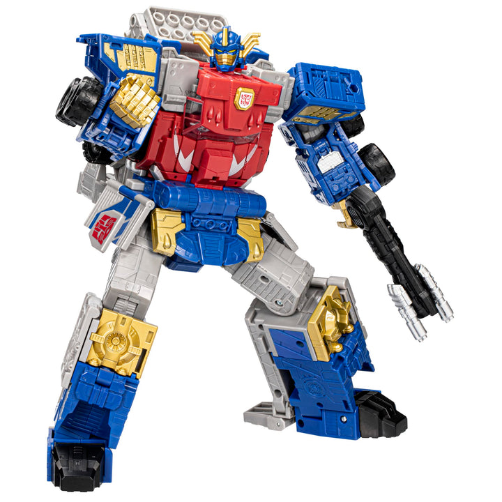 Transformers Legacy Evolution Commander-Klasse Armada Universe Optimus Prime, 19 cm grosse Action-Fi