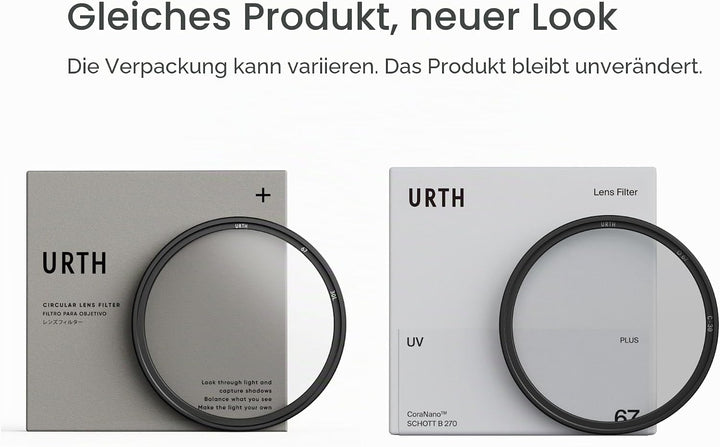 Urth 77 mm UV Filter (Plus+) 77mm Schwarz, 77mm Schwarz