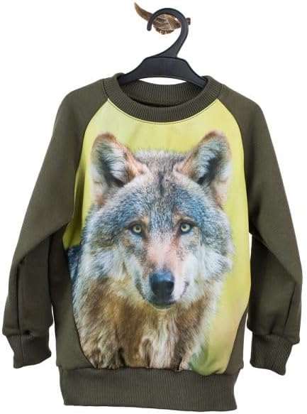 Wadera Cotton Pullover Kinder – Sweatshirt Jungen und Mädchen – Sicher Und Bequem Für Kinder – Kinde