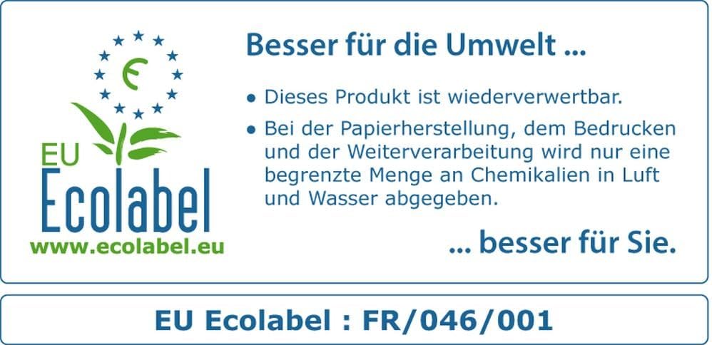 Landré Schulheft A4, 32 Blatt, Lineatur 25, liniert mit Rand, 10 Stück, Lineatur 25