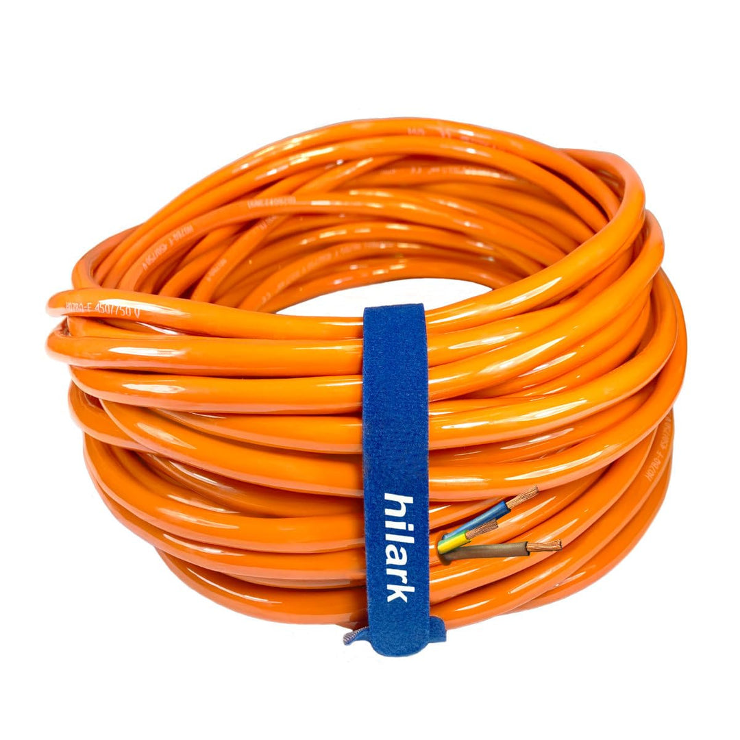 Hilark Kabel H07BQ-F 3x2.5mm2 Litze orange (20 Meter, Orange) 20 meter Orange, 20 meter Orange
