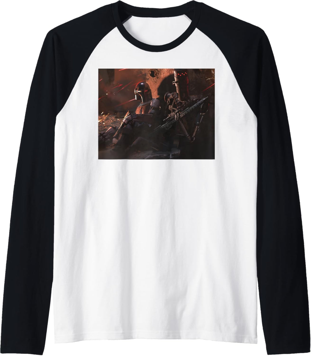Star Wars Mandalorian Mando War Zone Raglan