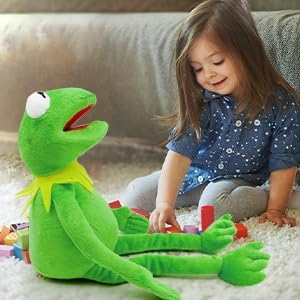 Handpuppe Kermit Der Frosch für Kinder Handpuppen Erwachsene Kermit Puppe Anime Frog Spielzeug mit 5