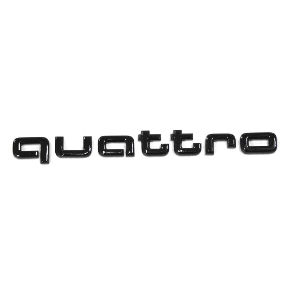 Audi 4KE071806 Quattro Schriftzug schwarz Tuning Exclusive Black Edition Emblem