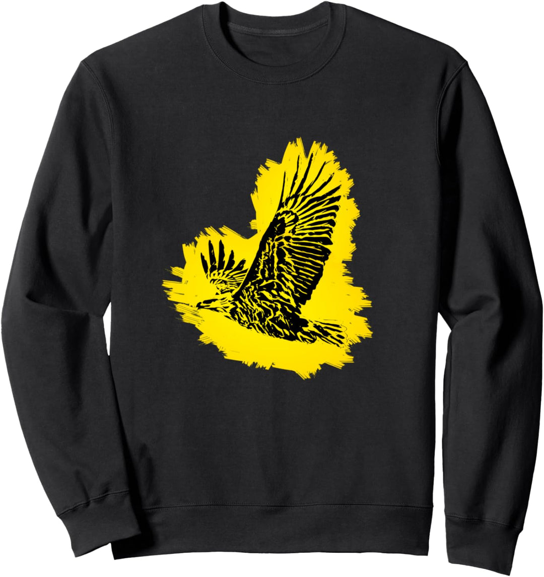 Adler Motiv Raubvogel Sweatshirt