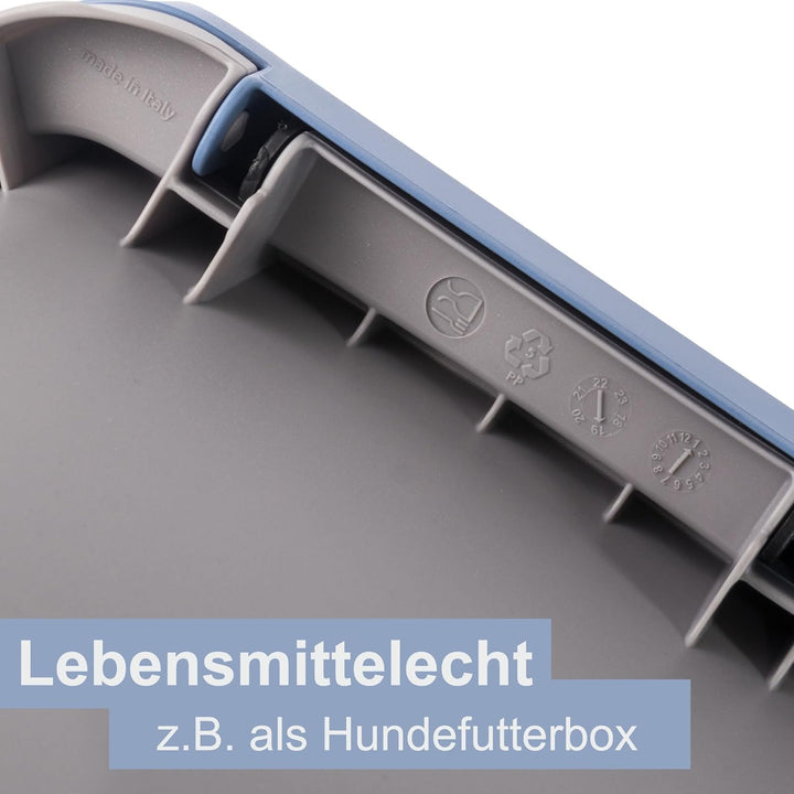 2x 7 Liter Windeleimer Geruchsdicht Blau und Grün, Biomülleimer Küche, Bio Mülleimer Klein verschlie