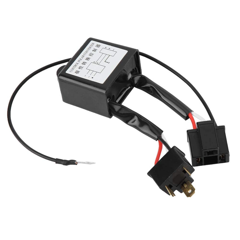 Scheinwerfer-Polaritätskonverter, 2 Stück, LED-Negativ-Konverter, Negativschalter-Adapter, Polarität