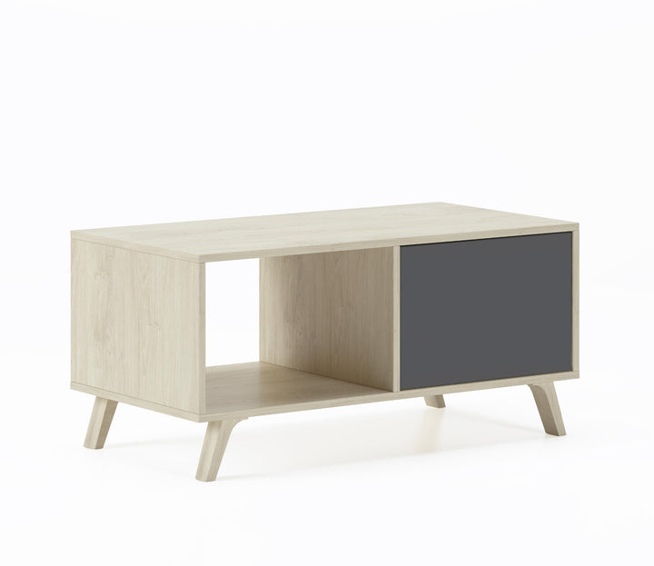Skraut Home – Couchtisch – 45 x 92 x 50 cm – Niedriger Tisch, ideal für Wohnzimmer oder Esszimmer –