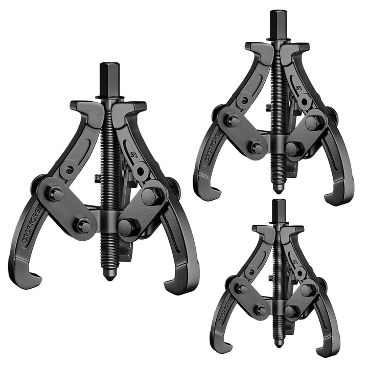 3X Lagerabzieher mit 3 arming [75+100+150mm / 3"+4"+6"] Zwei / Drei Lager Abzieher Klauenabzieher Au