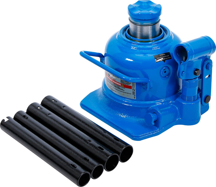 BGS 70041 | Hydraulischer Flaschen-Wagenheber | extra flach | 10 t | Stempelwagenheber / Kompakt-Wag