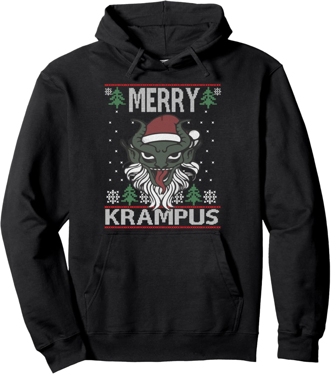 Fröhlicher Krampus Pullover Hoodie