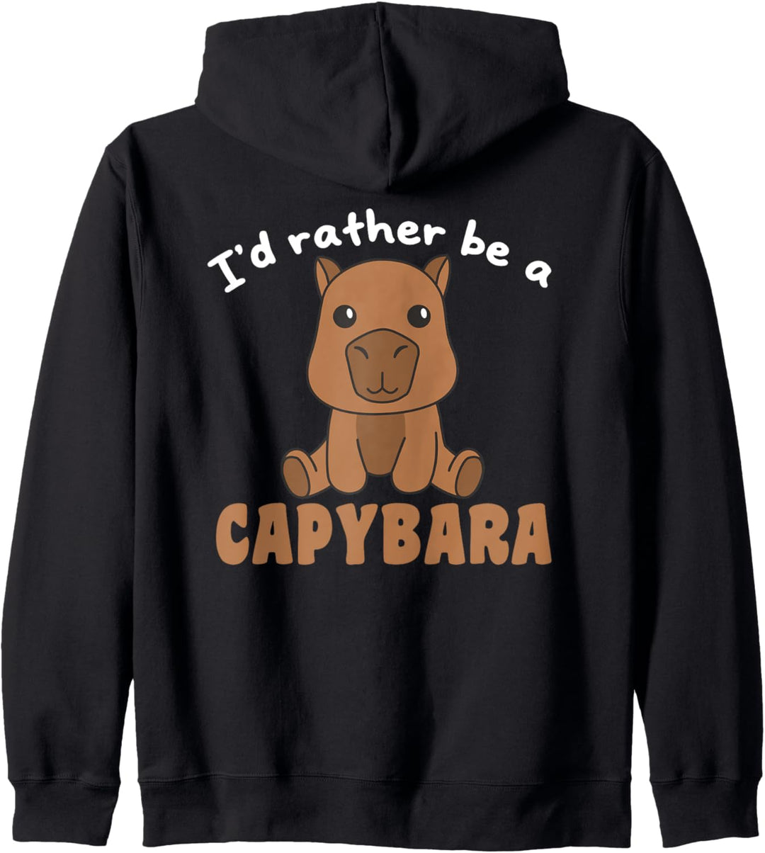 Ich wäre lieber eine Capybara - süsse Capybara Kapuzenjacke