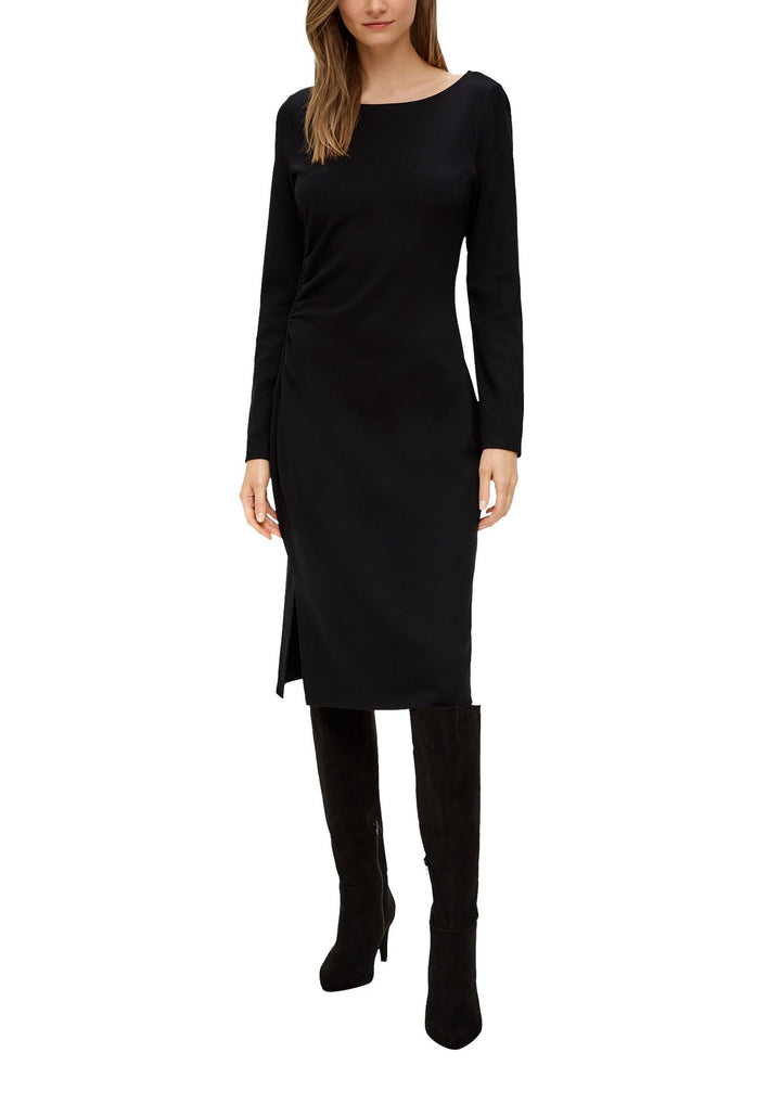 s.Oliver BLACK LABEL Jerseykleid aus Viskosemix, 9999