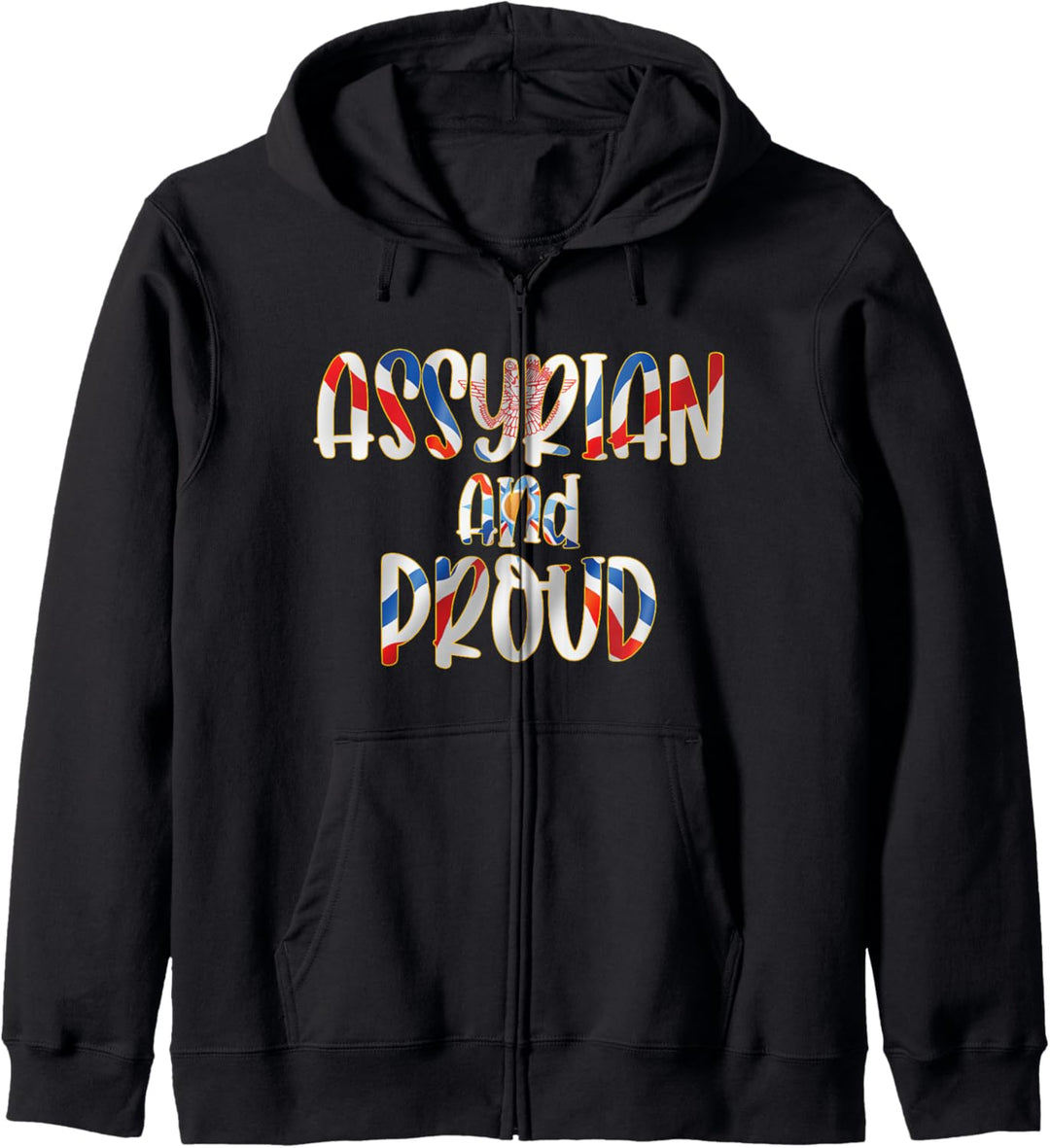 Assyrisch und Stolz - Assyrien Flagge Stolz Kapuzenjacke