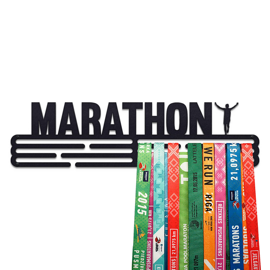 United Medals Marathon Medaillenhalter Running Laufen für 48 Medaillen Aufbewahrung - Läufer Geschen