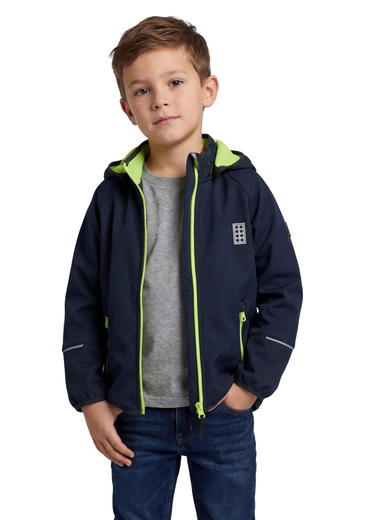 LEGO Jungen Wear Softshelljacke Wasserabweisend Winddicht Atmungsaktiv Jacke 92 590a, 92 590a