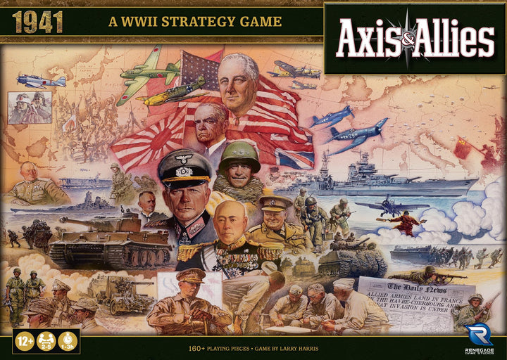 Renegade Game Studios | Achse &amp; Verbündete: 1941, Brettspiel, ab 12 Jahren, 2–5 Spieler, 60–180 Minu