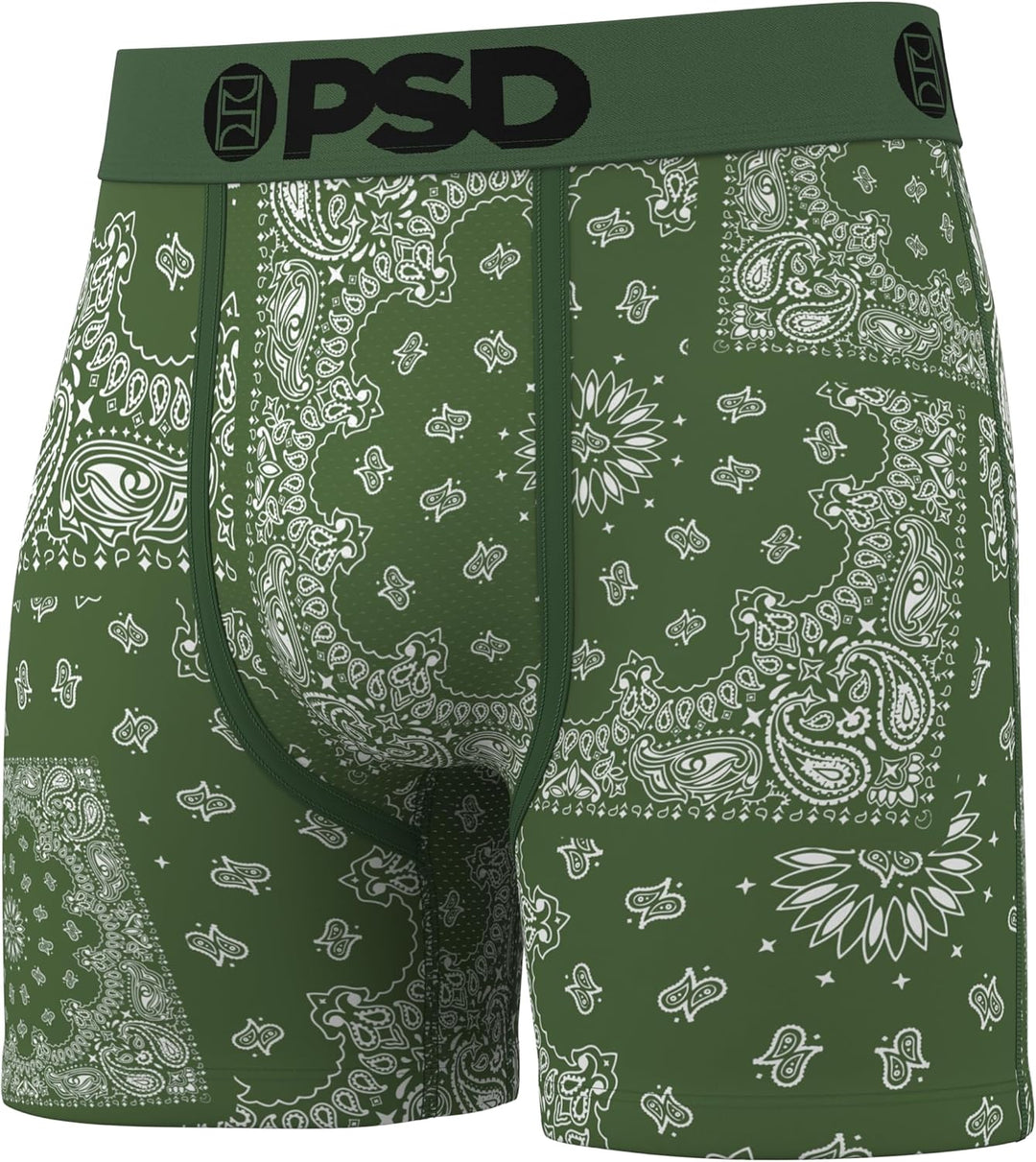 PSD Herren Unterwäsche (3er Pack) S Dunkles Bandana, 3er-pack, S Dunkles Bandana, 3er-pack