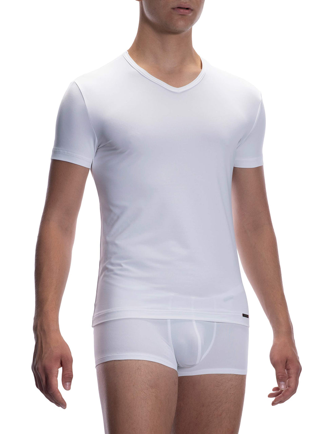 Olaf Benz Herren V-Neck (Regular) T-Shirt M Weiss, M Weiss