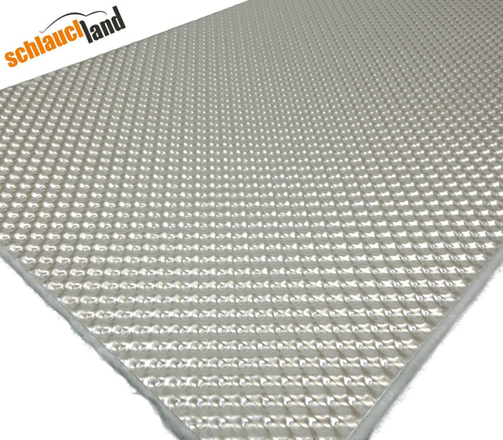 1 Stück Alu-Keramik Hitzeschutzmatte ULTRA selbstklebend 0,50 x 0,50 m reflektierend | VIELE GRÖSSEN