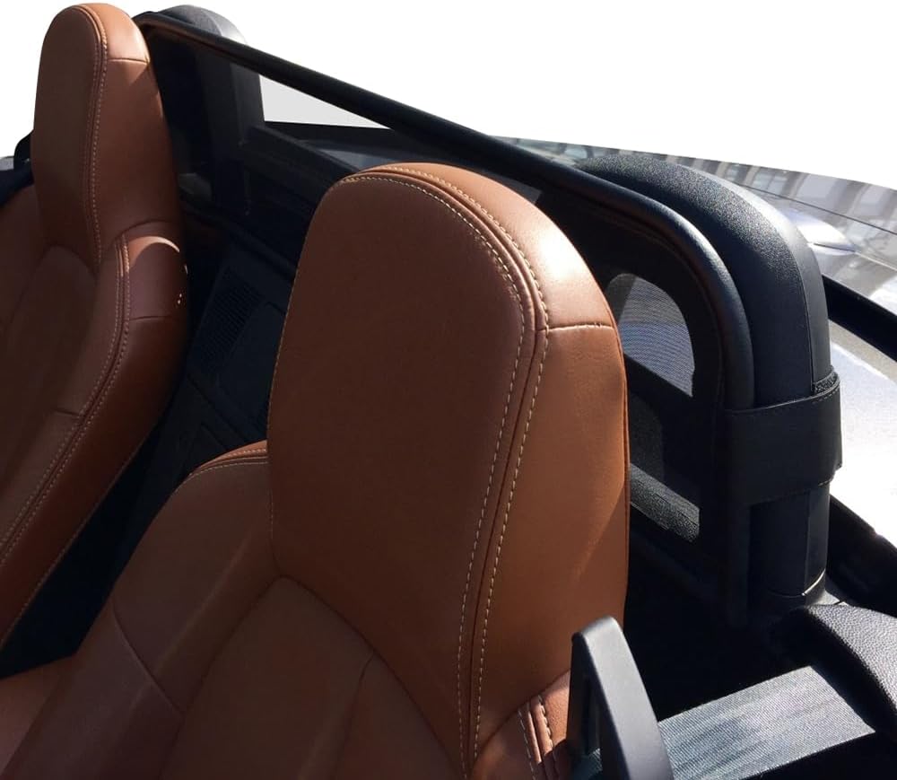 Aperta Windschott passend für Mazda MX-5 NC 100% Passgenau OEM Qualität Schwarz Windstop Windabweise