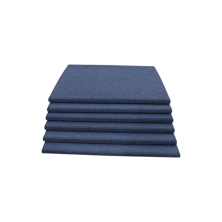 LANDGRID 6X Fallschutzmatten 50x50x4cm Grau Spielplatz Gummimatte Kletterturm Schaukel Platten