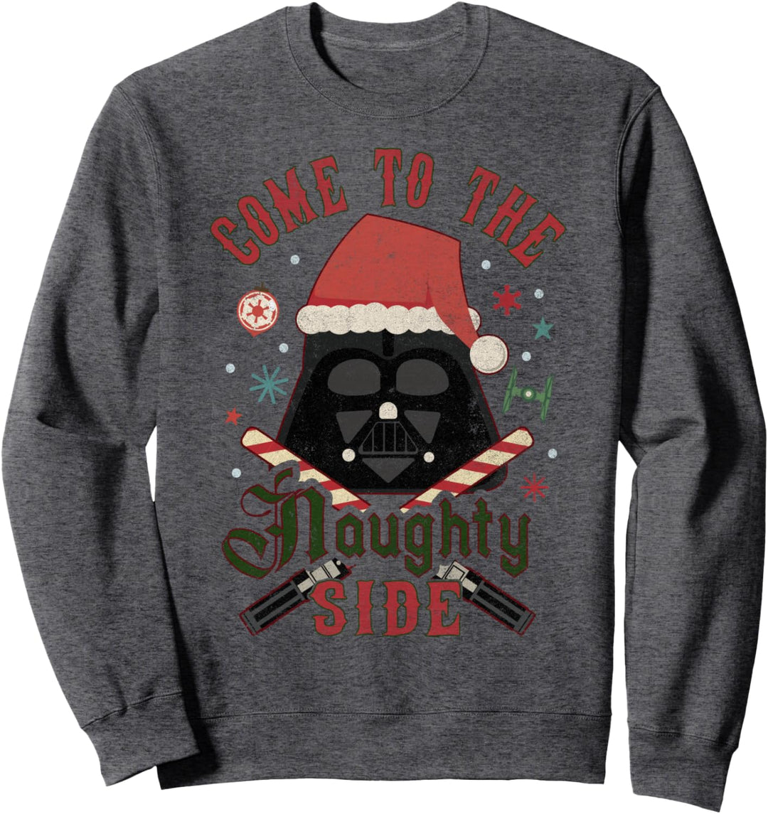 Star Wars Christmas Darth Vader Come To The Naughty Side Sweatshirt