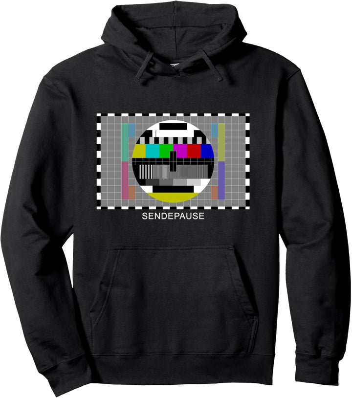 Testbild Sendepause 90er Party 80er Jahre Outfit Kostüm Pullover Hoodie