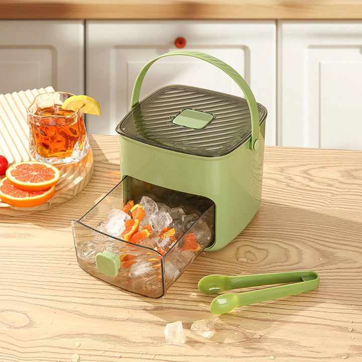 Klein Eiswürfelmaschine, Ice Cube Maker, mit 48 Gitter Eiswürfelform, Eiswürfelmaker mit Schublade u