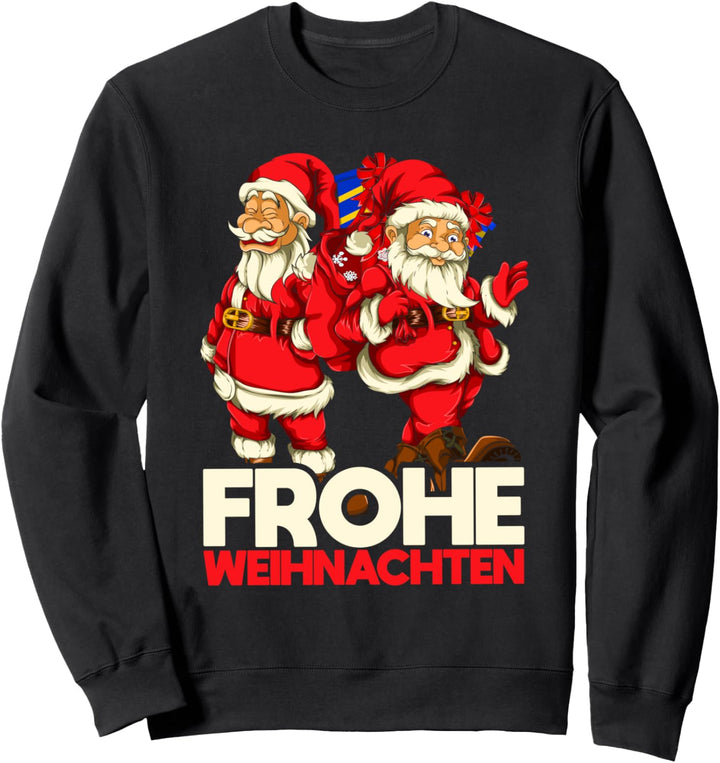 Santa Claus Weihnachtsmann Geschenk Kinder Weihnachtsmann Sweatshirt