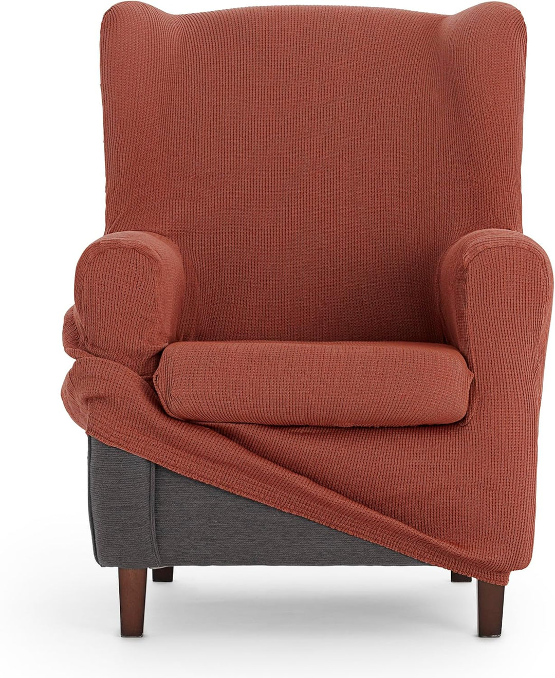Eysa Ulises elastisch Sofa überwurf ohrensessel, Polyester-Baumwolle, 09-orange, 37 x 5 x 29 cm, 09-