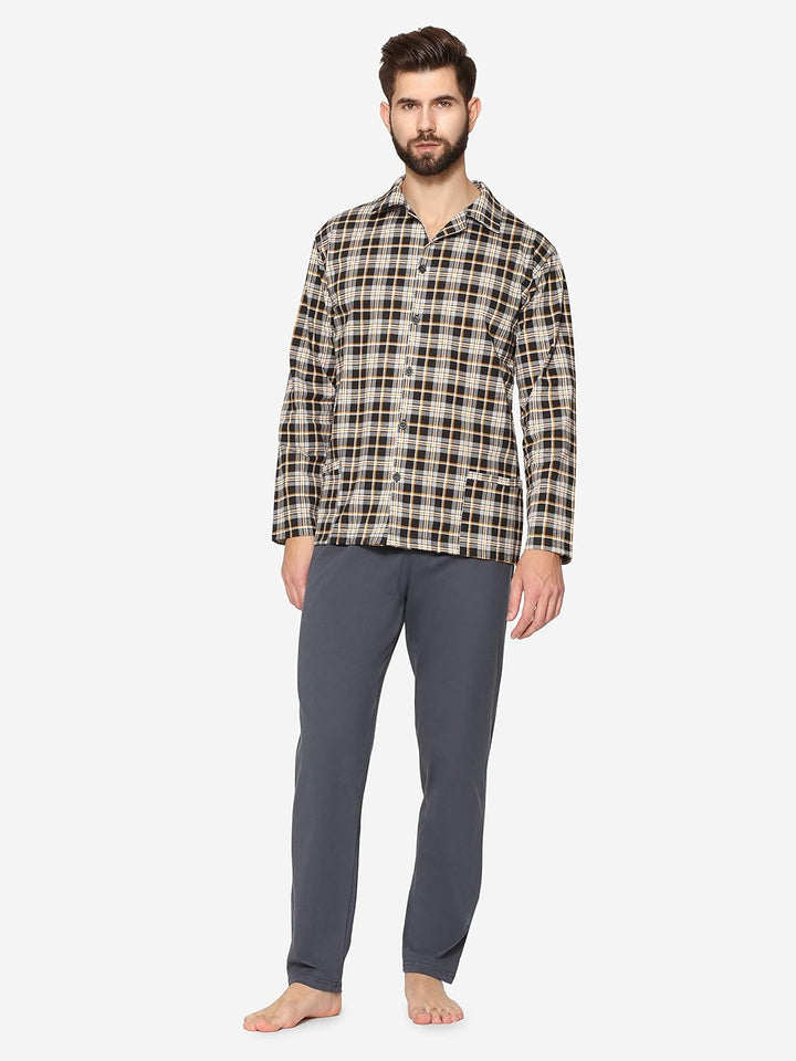 Timone Herren Schlafanzug TITR1008/1009/788 XXL Kariert-1c, XXL Kariert-1c
