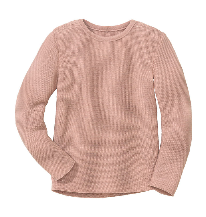 Disana Linksstrick-Pullover 122-128 Rosé, 122-128 Rosé