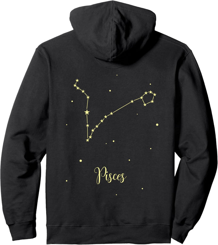 Fische Pisces Sternzeichen Sternbild Sternbilder Pullover Hoodie