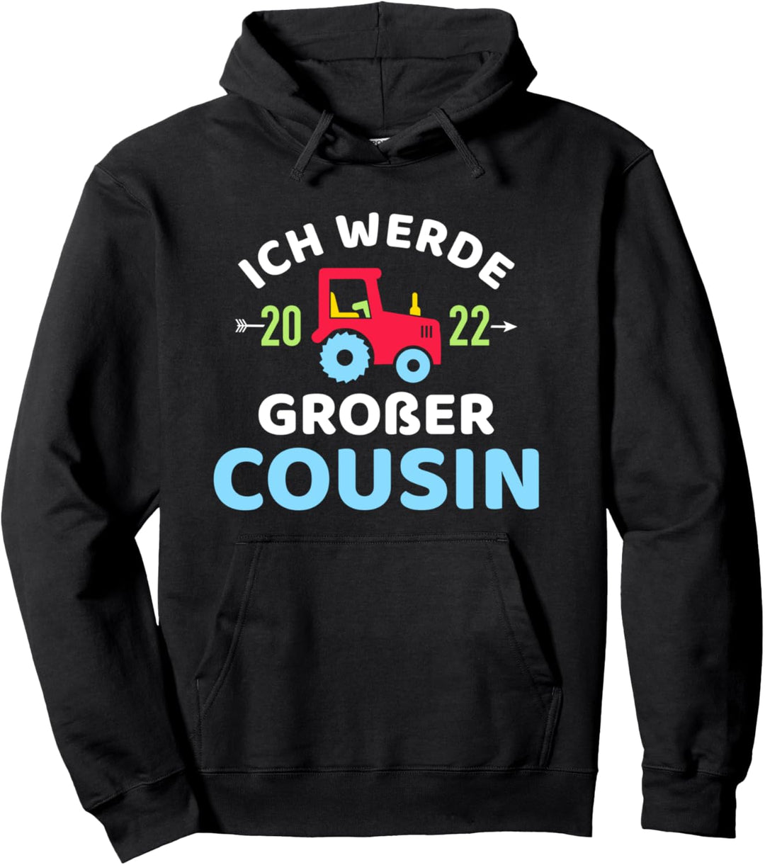 Ich werde grosser Cousin 2022 Schwangerschaft verkünden Pullover Hoodie