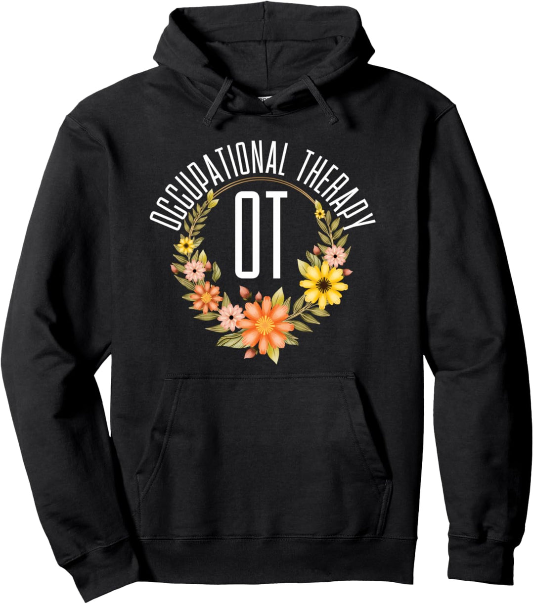 Ergotherapeut Ergopraxis Vintage Blumen Ergotherapie Pullover Hoodie