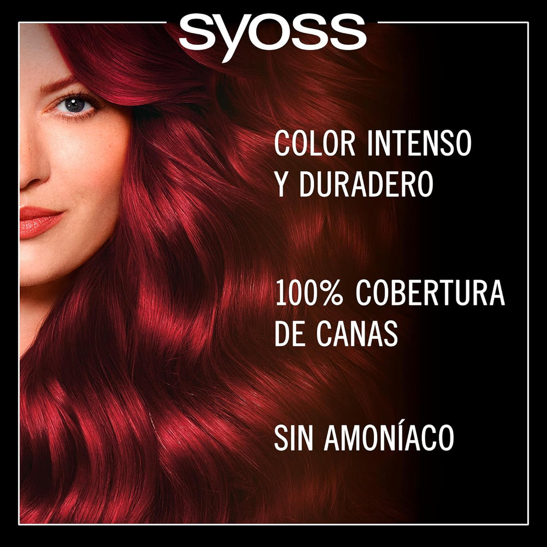 SYOSS Oleo Intense Haarfarbe 100% reine Öle 0% Ammoniak 6-76 Warmes Kupfer (3er Pack) Grau 3 stück (