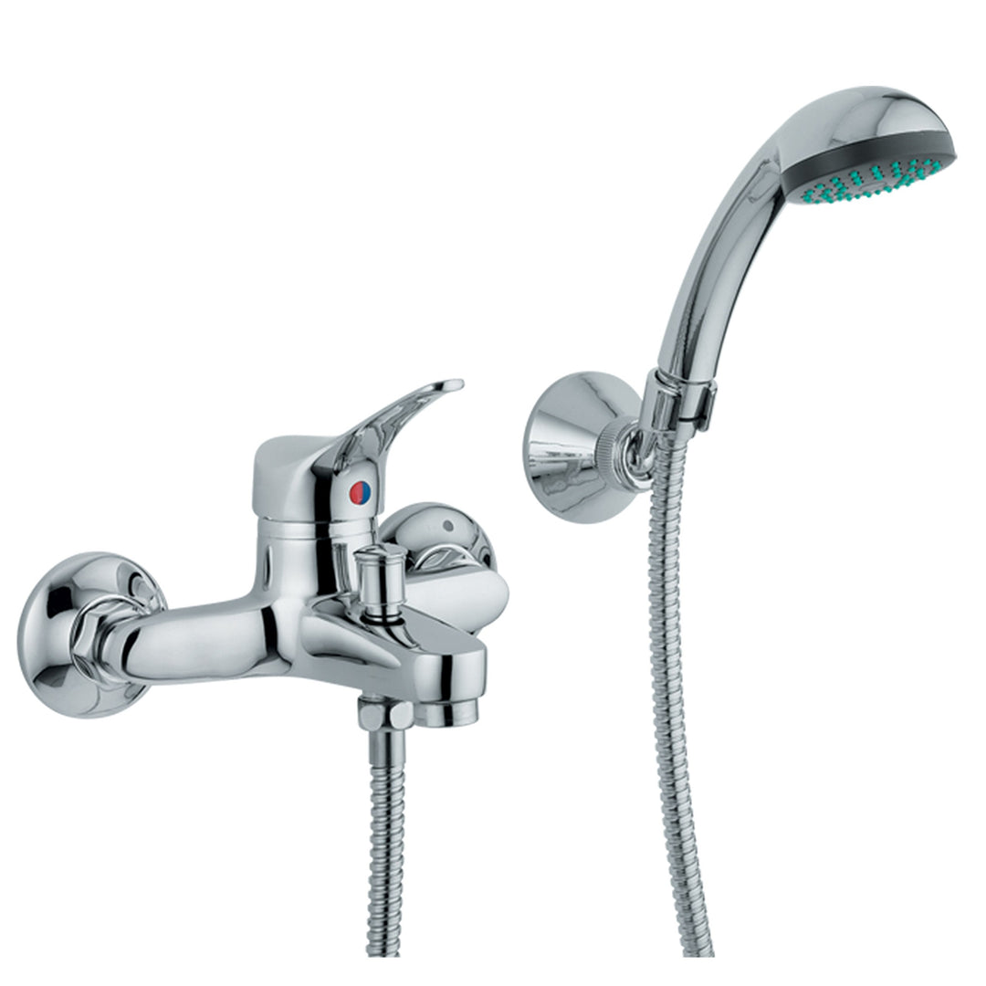 Ambrosiana SEI14020000 Mischbatterie für Badewanne, aussen, Chrom Einzeln, Einzeln