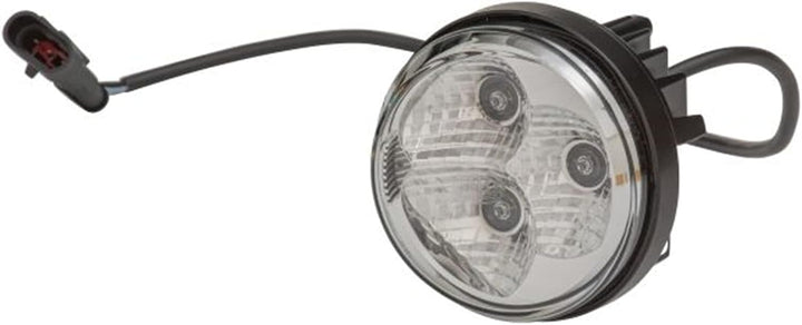 HELLA - LED-Tagfahrleuchte - 90mm - 24/12V - rund - Lichtscheibenfarbe: glasklar - LED-Lichtfarbe: w