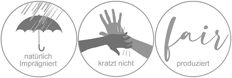 McRon gefütterter Partnerhandschuh Modell Valentin naturdunkelbraun Einheitsgrösse, naturdunkelbraun