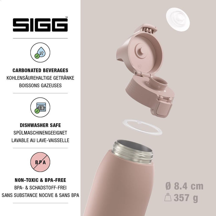 SIGG - Isolierte Trinkflasche - Shield Therm One Dusk - Für kohlensäurehaltige Getränke geeignet - A