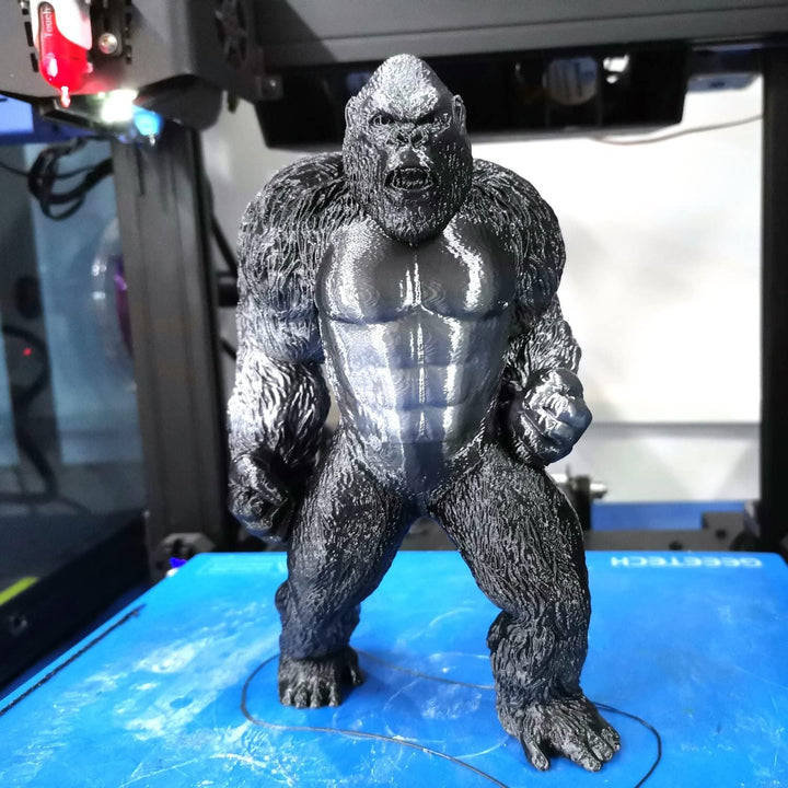 Stronghero3D PLA 3D Drucker Filament 1.75mm PLA Silk Silver Forge PLA Black Genauigkeit +/- 0.05mm n