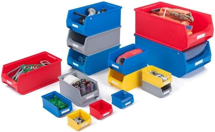 Blaue Sichtlagerbox 3.0 | HxBxT 12,5x14,5x23,5cm | 2,8 Liter | Sichtlagerbehälter, Sichtlagerkasten,