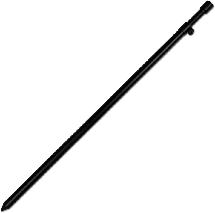 3er/4er Set Bankstick Alu Stormpole 40-70cm/60-105cm/80-140cm 19/16mm schwarz Erdspeer Erdspiess 4 S