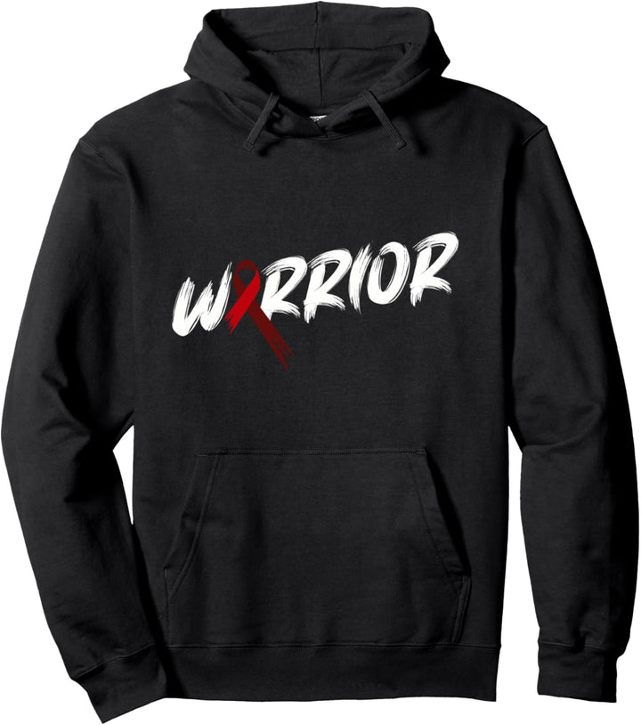 HIV-AIDS-Bewusstseinsmonat Krieger Jahrgang Autoimmunkrankhe Pullover Hoodie