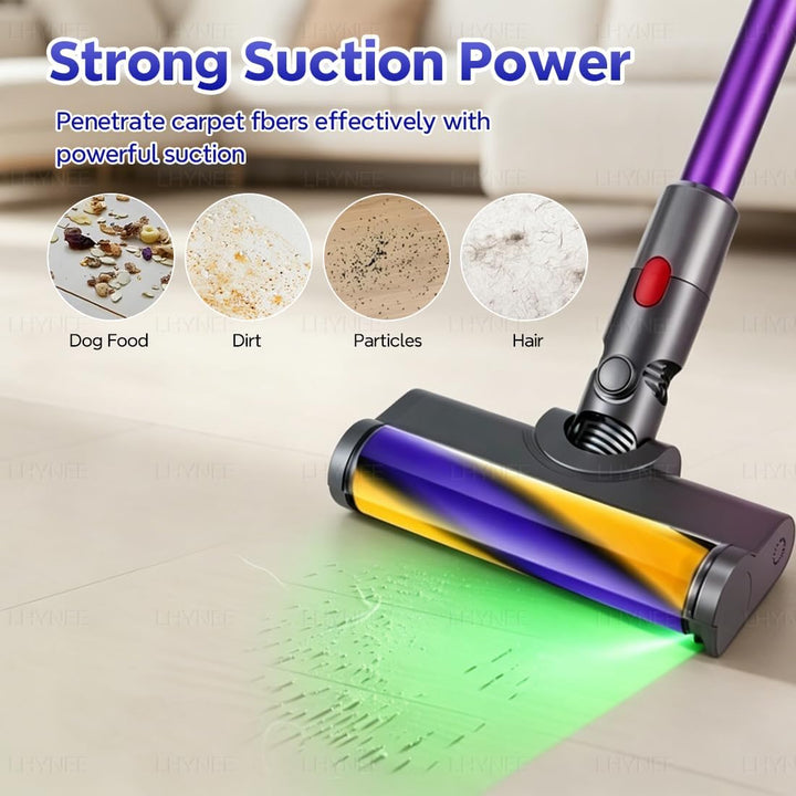 Bürstenkopf mit LED-Beleuchtung für Staubdetektionsfunktion,Kompatibel für Dyson Gen5 Detect Staubsa