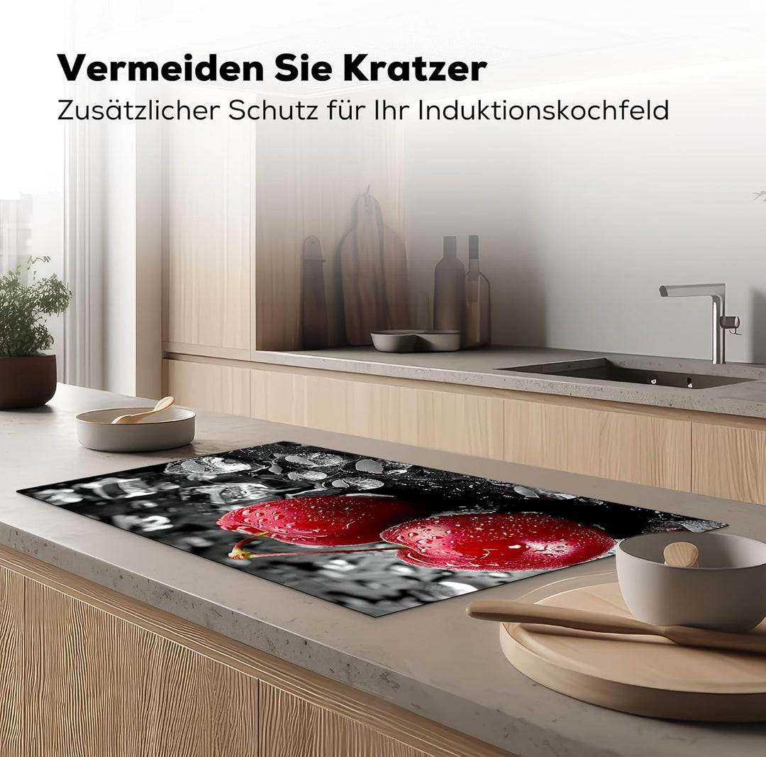 Herdabdeckplatte 90x52 cm Einteilig Herdabdeckung Abdeckplatte für Ceranfeld Abdeckung Induktionskoc