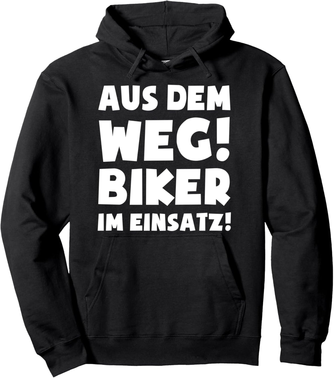 Biker im Einsatz! - Lustiges Motorrad Motorradfahrer Pullover Hoodie