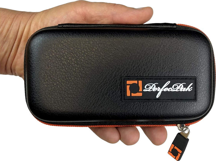 Perfec - PerfecPak Kompaktes Zigarrenzubehör-Etui – Reisetasche für Zigarrenwerkzeuge, Schwarz, 1 Co